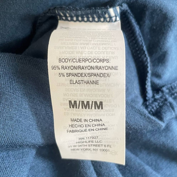 Gaiam Women Yoga Hoodie Top M Blue Color Block Soft Stretch Lounge Activewear - Picture 7 of 12